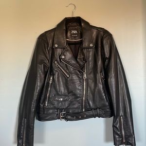Zara Moto Black Jacket